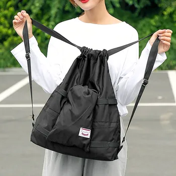 

Beach Bag Outdoor Fitness Sport Bag Bundle Pocket Unisex Drawstring Bag backpack women Backpack Tide Bag Dropshipping Aug 22 Hot