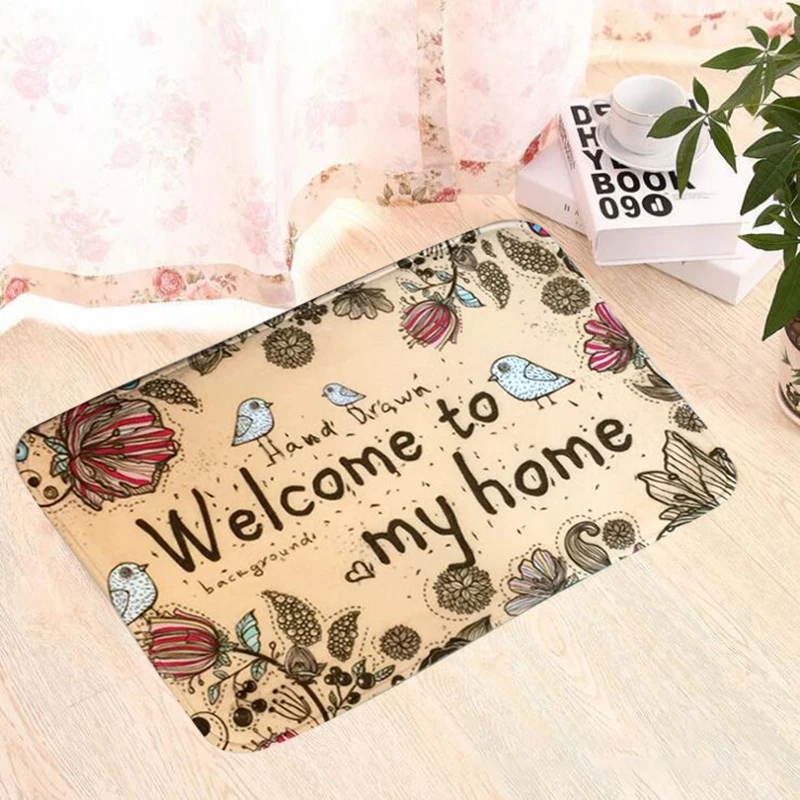 Caroset Cartoon Bathroom Floor Mat Pad Doormats Balcony Kitchen Mats Living Room