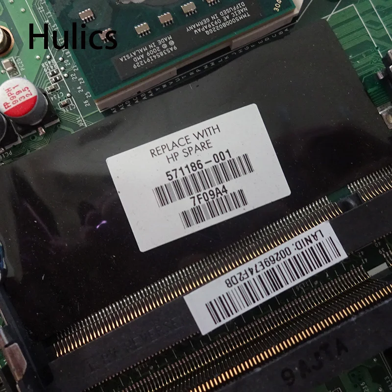 Hulics оригинальная материнская плата для ноутбука hp DV6-2000 571186-001 571186-501 571186-601 DA0UT1MB6E0