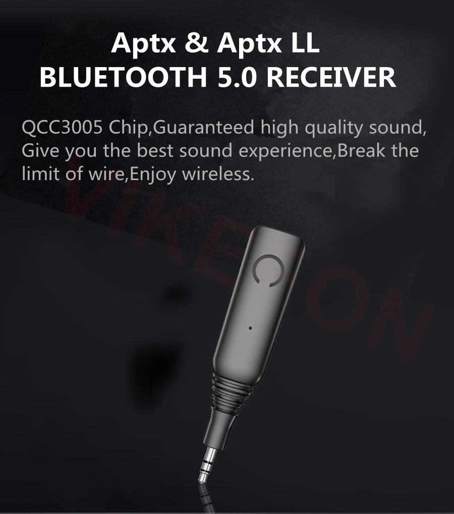 Bluetooth приемник APTX LL 3,5 мм AUX Jack RCA беспроводной адаптер и микрофон Громкая связь вызова Bluetooth 5,0/4,2 автомобильный аудиоприемник