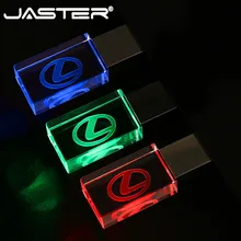 JASTER lexus crystal+ металлический USB флеш-накопитель 4 ГБ 8 ГБ 16 ГБ 32 ГБ 64 ГБ 128 Гб Внешняя карта памяти u диск