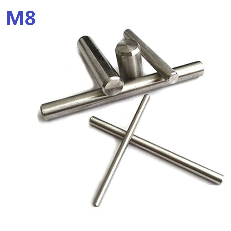 M8X8/10/12/14/16/18/20/22/25/28/30/35/40/45/60 GB119 SUS304|stainless steel dowel pin|dowel pinsteel pins |