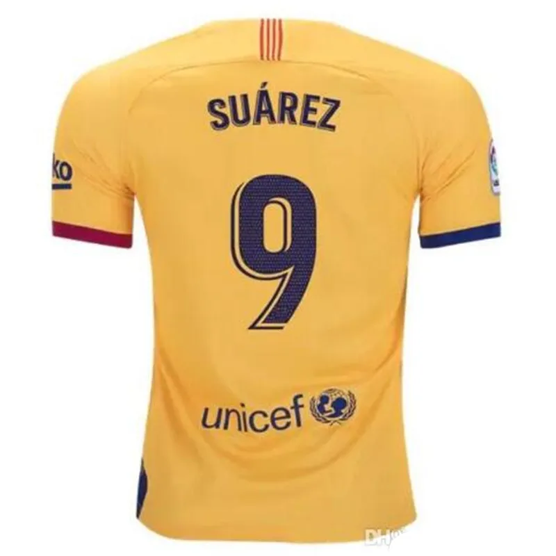 Barcaed Jersey soccer взрослая футболка F. DE JONG GRIEZMANN MESSI SUAREZ ARTHUR COUTINHO VIDAL I. RAKITIC футбольная рубашка - Цвет: shirt