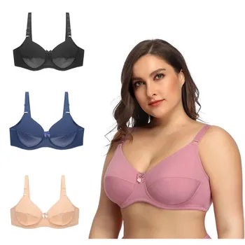 

Sexy Bra For Women 2020 Solid Ultra-thin Bralette Femme Plus Size Push Up Bra Large Cup D E F Sexy Underwear Lingerie Women