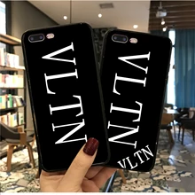 Для телефона 11 pro max роскошный бренд италия VLTN Мягкий силиконовый чехол для Apple iPhone 6S 7 7plus 8 8plus X XR XS max Valentino