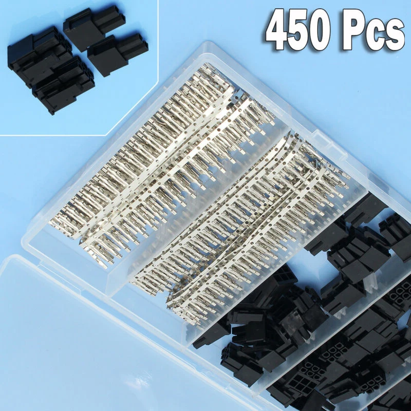 50 шт. 5557 8P(6+ 2) Pin ATX EPS разъем pci-e с 400 обжимным контактом обжим разъема контактный разъем Цвет: серебристый