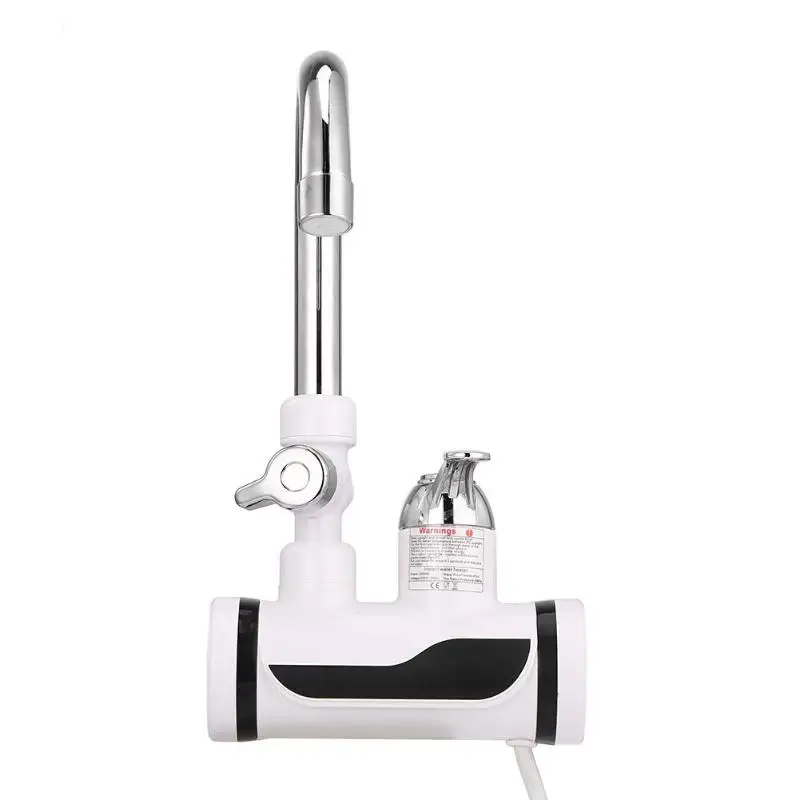 

Kitchen Electric Cold Heating Faucet Tankless Instantaneous Efficient Water Heater Tap Leakage-proof 3000W Heater Fixture