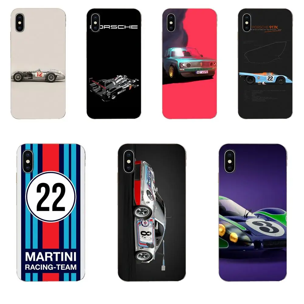 Модный вертикальный Мягкий силиконовый чехол Martini Racing для Apple iPhone 11 Pro X XS Max XR 4 4S 5 5C