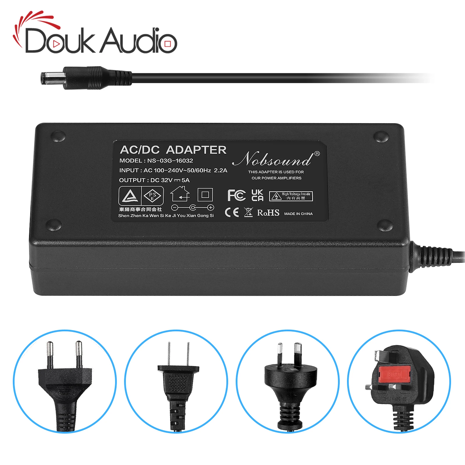 Универсальный блок питания Douk Audio 100-240 В переменного тока 32 В/5 А 160 Вт | Электроника