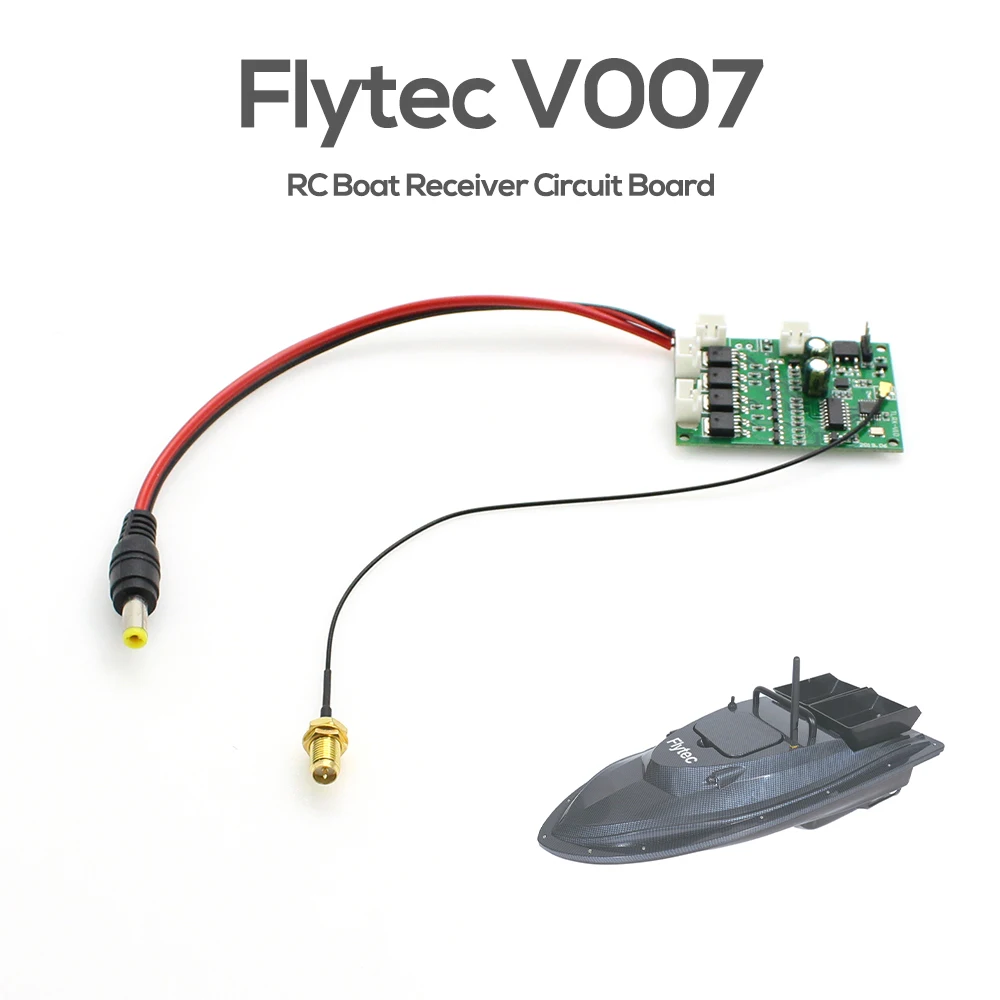Flytec V007 RC лодка Корпус Основная плата приемник монтажная для приманка рыболовные