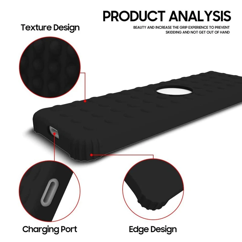 Remote Case And TV Box Protective Case For Apple TV 4K 5Th / 4Th-[Anti Slip] Shock Proof Silicone Cover For Apple