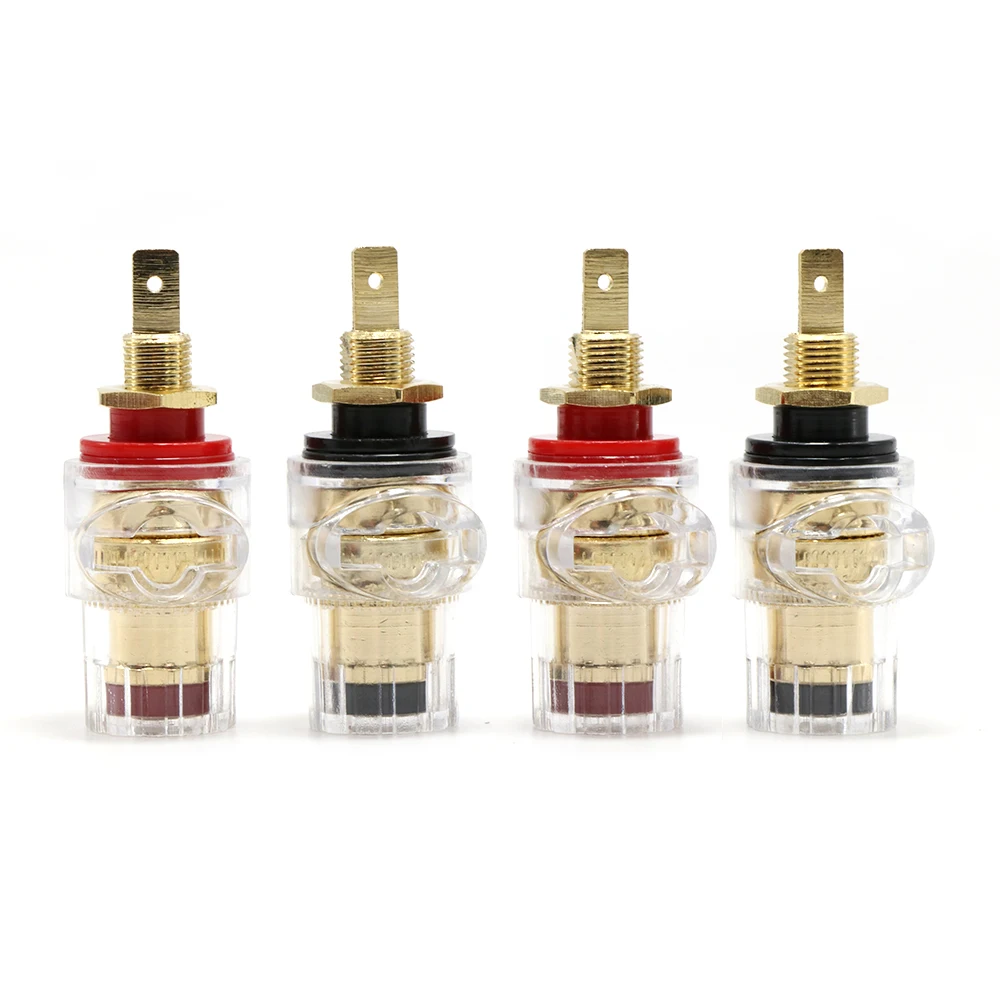 Free shipping 4Pcs BP1105G Gold Plated Brass Binding Post,Binding Post Female Banana Jack Connector,Binding PostFemaleSocket,ba
