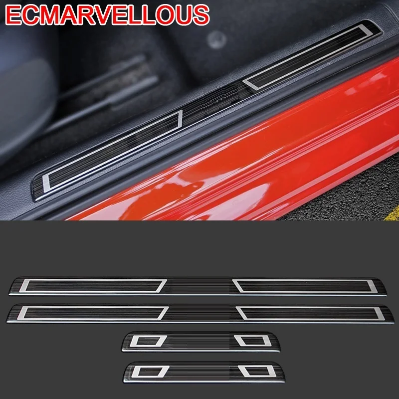 

Auto Rear Panels Foot Pedal Automobile Chromium Decorative Car Styling Modification 14 15 16 17 18 FOR Volkswagen Golf 7