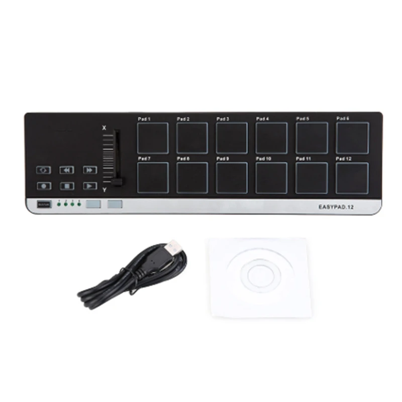 Барабанные колодки MIDI-контроллер портативный мини клавиатуры с USB-кабелем |