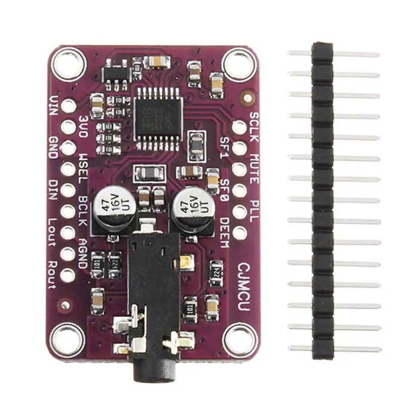 CJMCU-1334 DAC Module UDA1334A Stereo Decoder Board I2S Output Interface Decoding Module for 3.3V to 5V