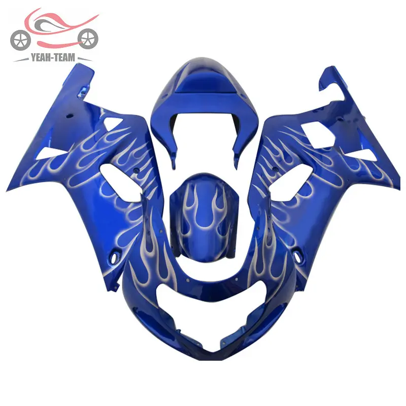 Набор обтекателей на заказ для Suzuki GSXR750 20012002 2003 GSX R600 01-03 GSXR 600 750 синий ABS пластиковый набор обтекателей для мотоциклов