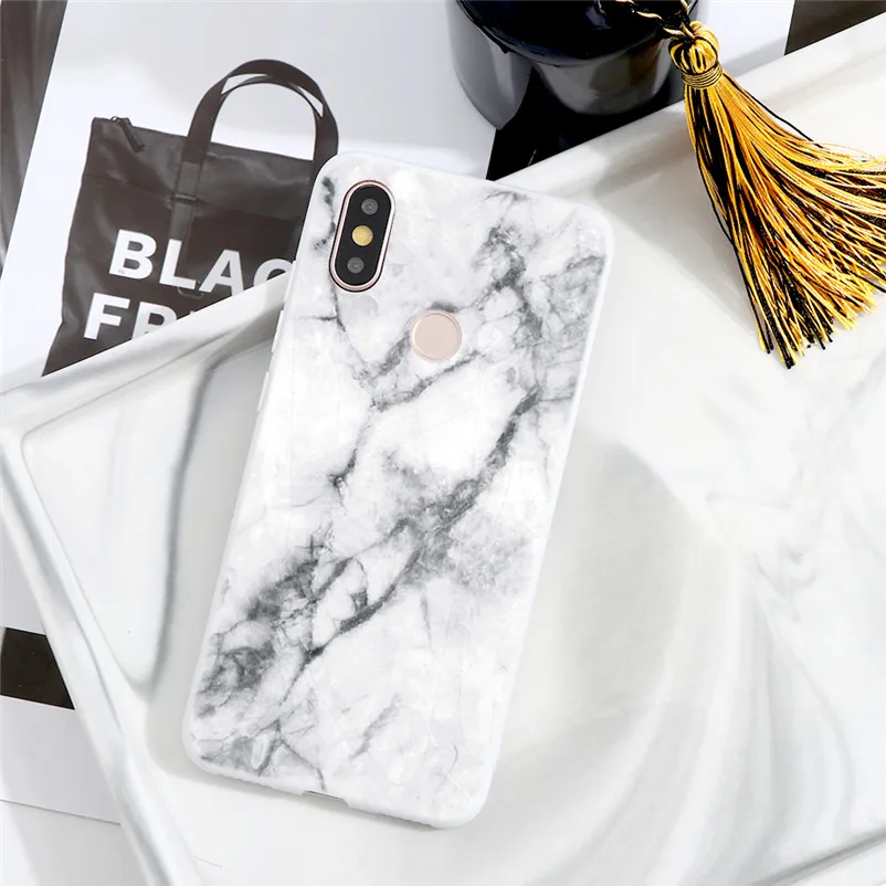 dlsbhui Мраморный чехол для Xiao mi Red mi Note 7 5A 5 6 8 Pro 6A 7A Plus mi A3 A1 A2 8 9 Lite SE 9T F1 CC9 CC9e TPU Белый матовый чехол Funda - Цвет: dlsbhui
