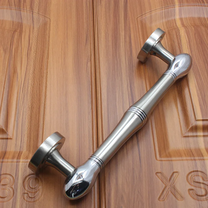 Стеклянная дверь деревянные двери большая ручка Европейский стиль ретро винтажная Классическая цинковый сплав большая ручка s Толстая х-длинная
