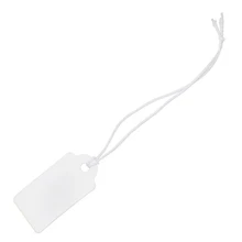 Белый бумажный ценник 8 см(3-1/")-200