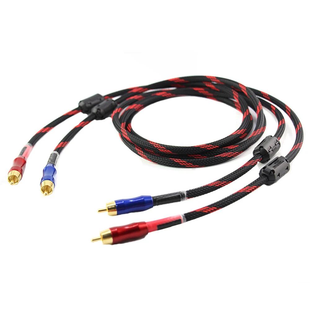 Медный кабель для подключения звука A54 OCC RCA к аудиокабель HIFI CD/AMP|Кабели VGA| |