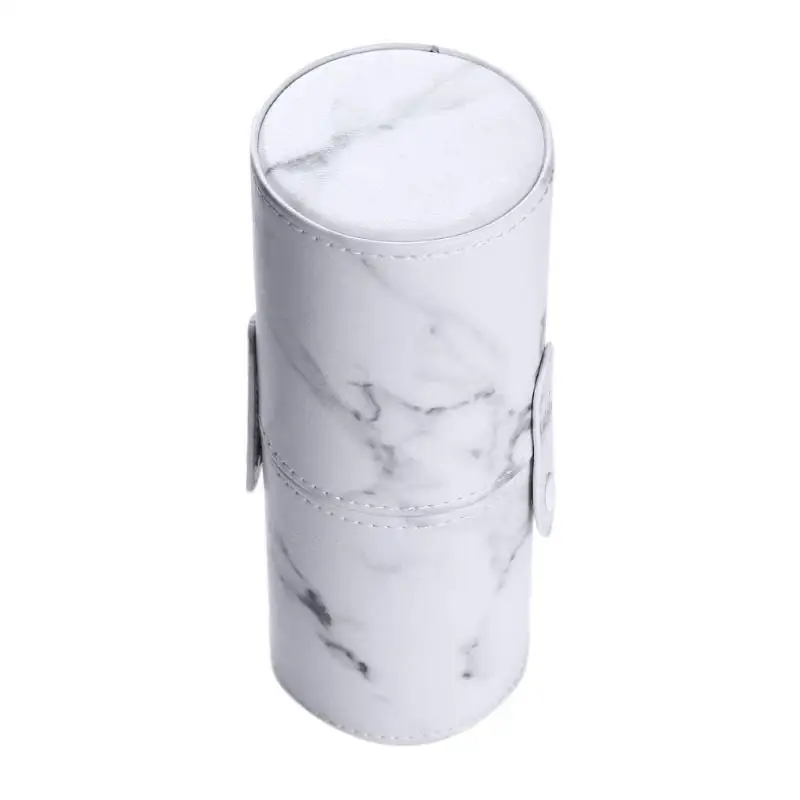 Путешествия PU Marbling макияж кисти подставка для ручек, для хранения косметичка