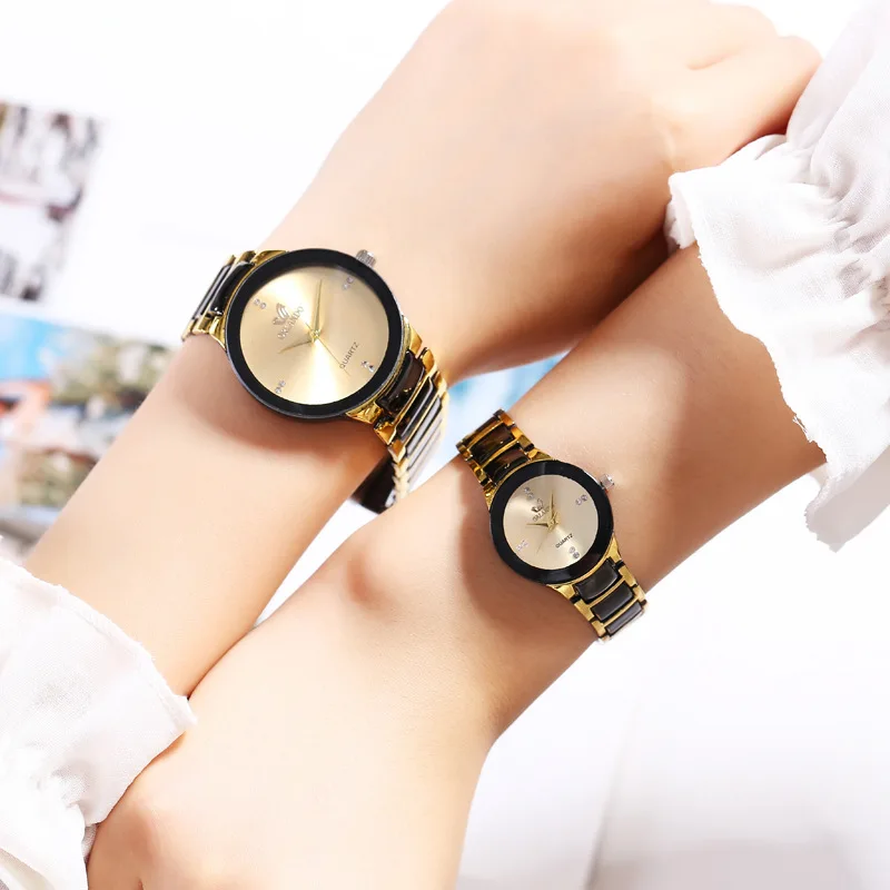 Couple watches Men Luxury Famous Brand Lover's Watch Women Casual Stainless Steel Watches for Women Relogio Feminino for Gifts Fashion Couple Watches