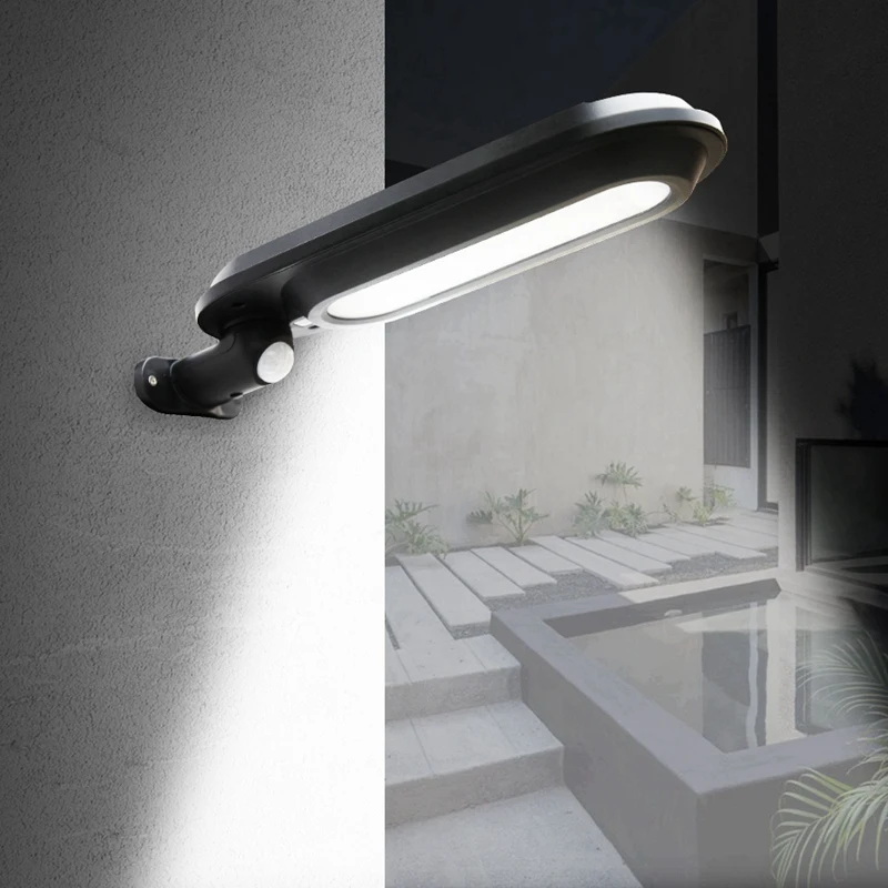 

ABSS-18 Led Human Sensing Led Solar Emergency Security Wall Light 180 Degree Rotating Solar Lamp Waterproof Outdoor Landscape Ga