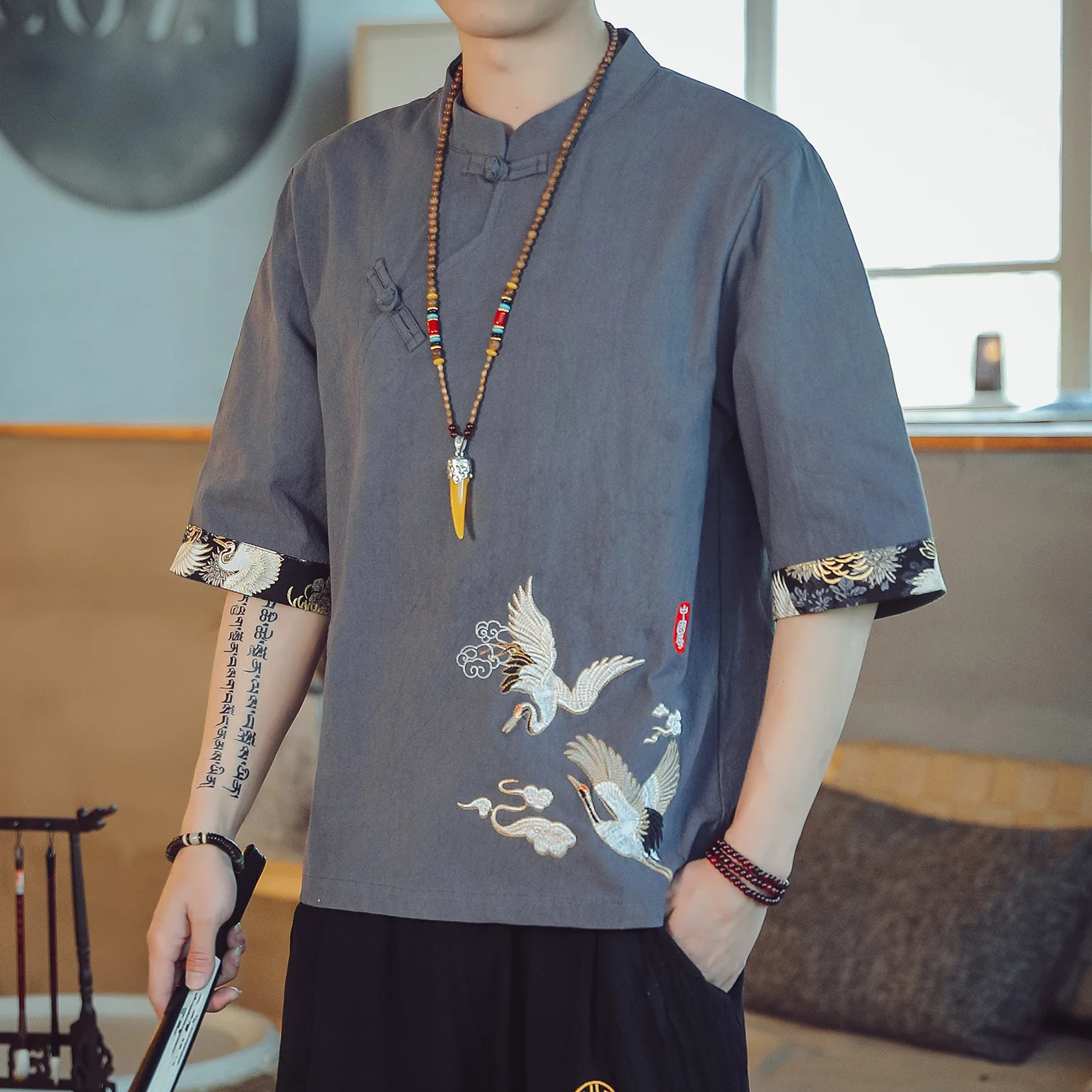 

Short-Sleeved T-shirt Men's Women's Trendy Summer New Korean Style Loose Pure Color Minimal Fashion T-shirt Printing Plus Size