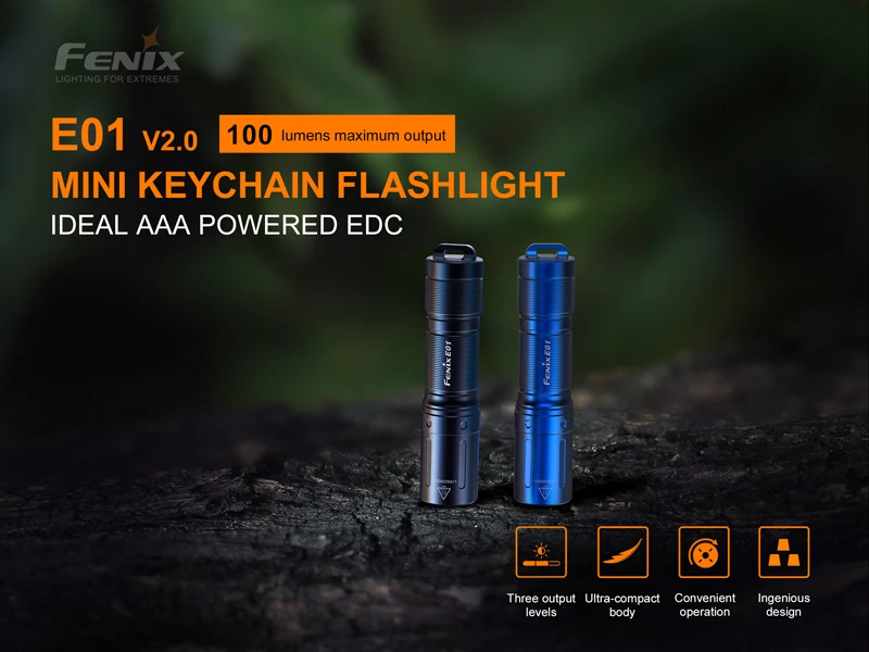 Fenix E01 V2.0 Mini Keychain Flashlight (10)
