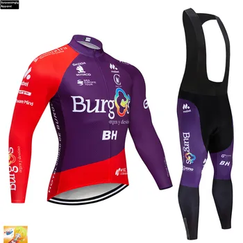 

BH Team Autumn 2019 Purple Cycling Jersey 12D Bike Pants Set Mens Ropa Ciclismo Long Sleeve Bicycle Clothing Cycling Wear