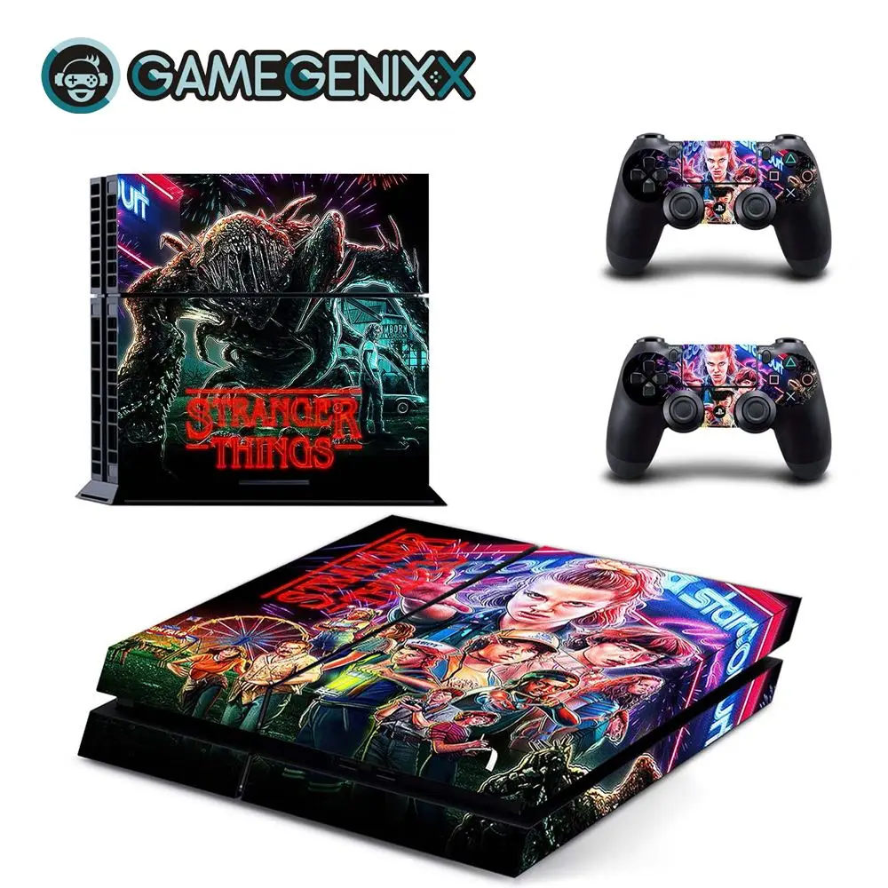 GAMEGENIXX Кожа Наклейка виниловая оберточная Крышка для консоли PS4 и 2 контроллеров-Venom - Цвет: Horror Blood