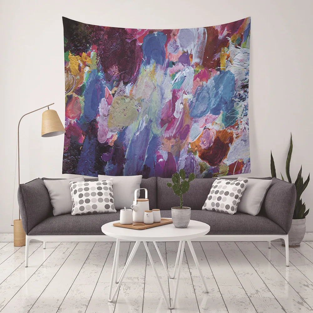 Yaapeet 1pc Polyester Painting Printed Wall Tapestry Living Room