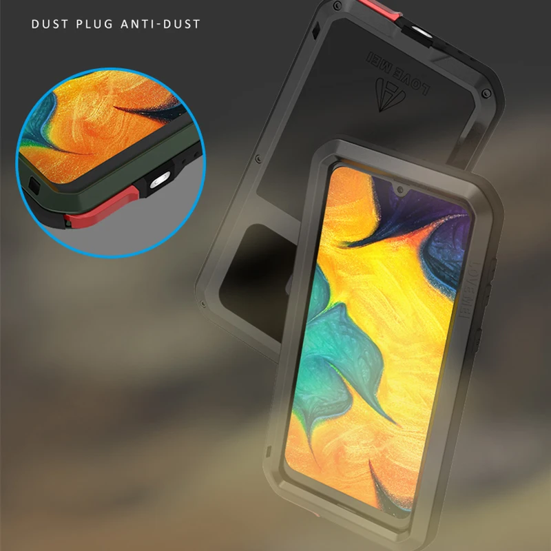 Для samsung Galaxy A20 A30 металлический защитный противоударный чехол для Galaxy A30 A20(6,4 дюйма) Прочный чехол для телефона