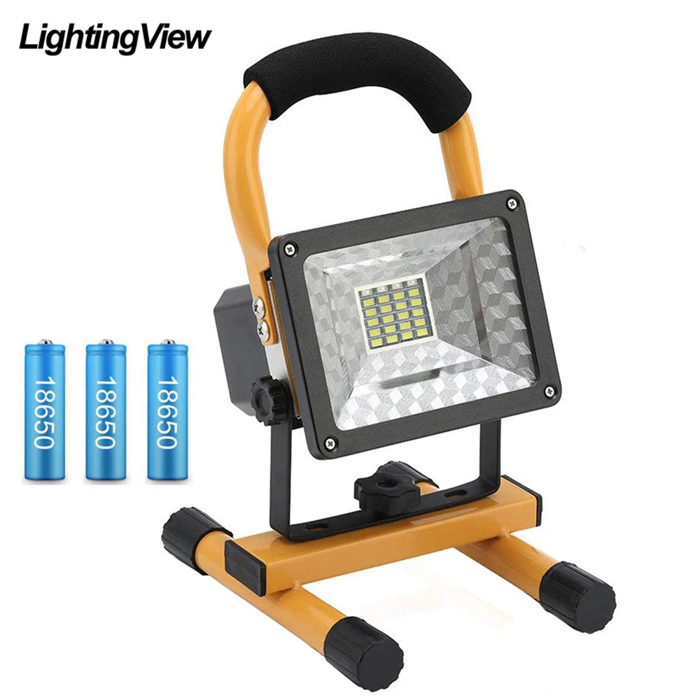 50w Portable LED work light Rechargeable COB floodlight with bracket Camping 50w Portable LED work light Rechargeable COB floodlight with bracket Camping