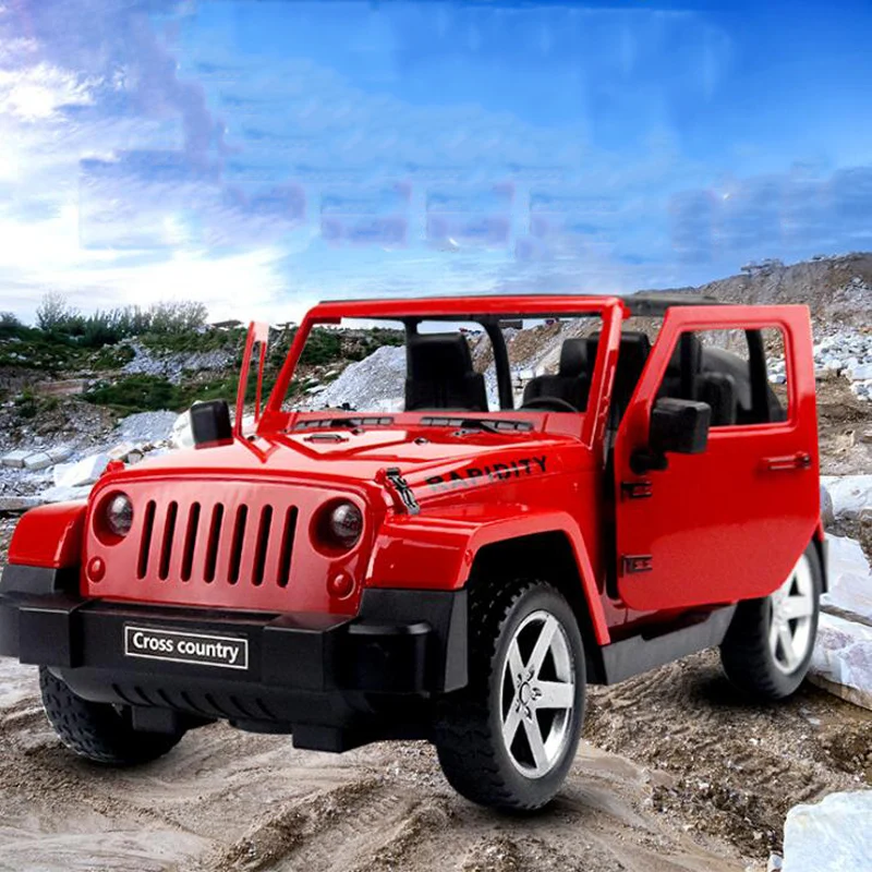 1:12 One-Button Door Opening Window Simulation Off-Road Vehicle Model Climbing Car Remote Control Off-Road Vehicle Child Boy Toy