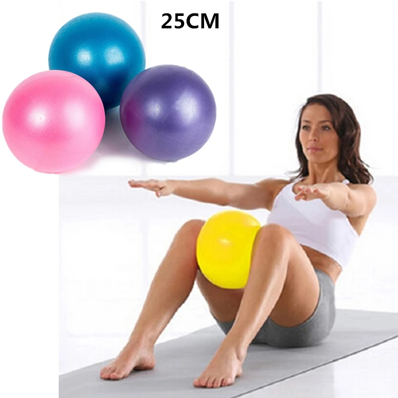 

25cm Yoga Ball fitball Exercise Gymnastic Fitness Pilates Ball Balance Gym Fitness Yoga Core Ball Indoor Training Yoga Balls