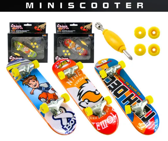 Мини Мода fingerboard подарки finger play скейт доска игрушки для детей