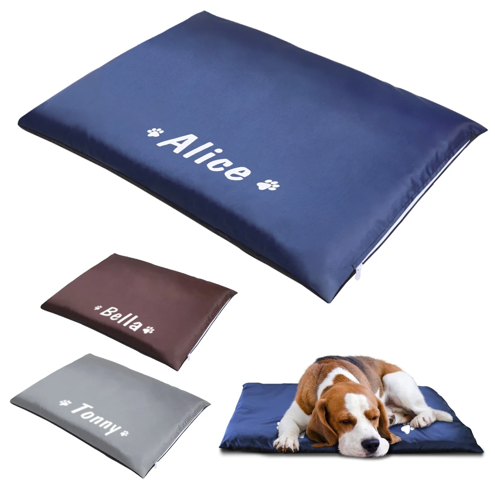 Personalized Pet Bed Mat Waterproof Dog Cat Sleeping Beds NonSlip