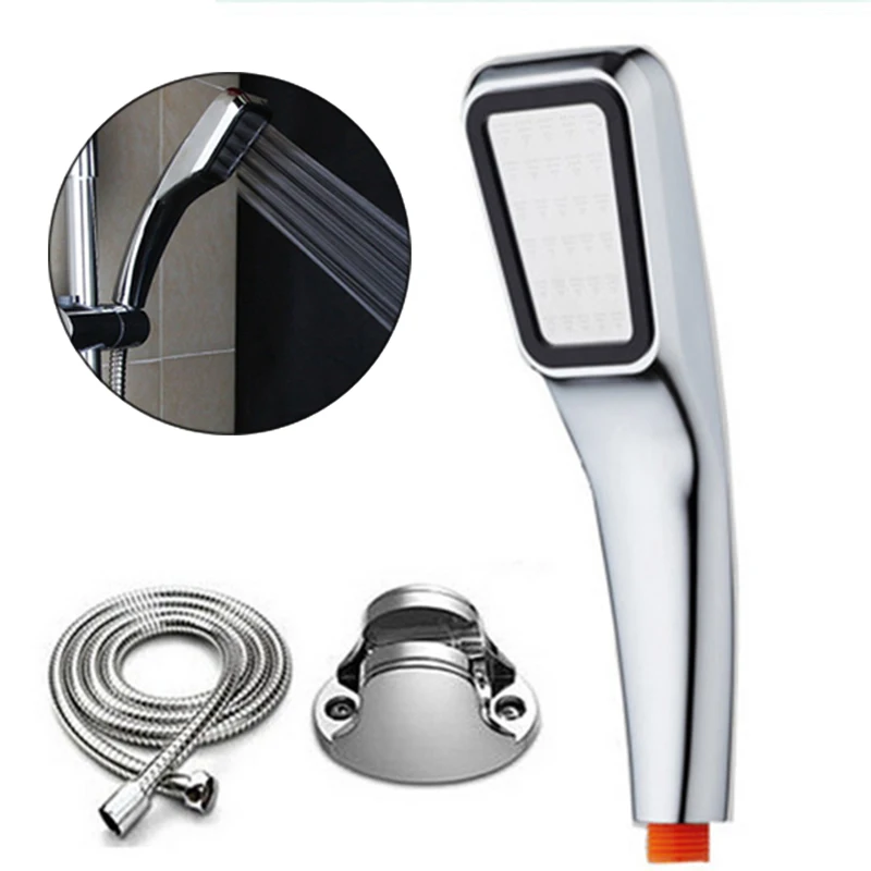 

300-hole Shower W/ Base Hose Water-saving Shower Sets Kits ABS+Stainless Steel