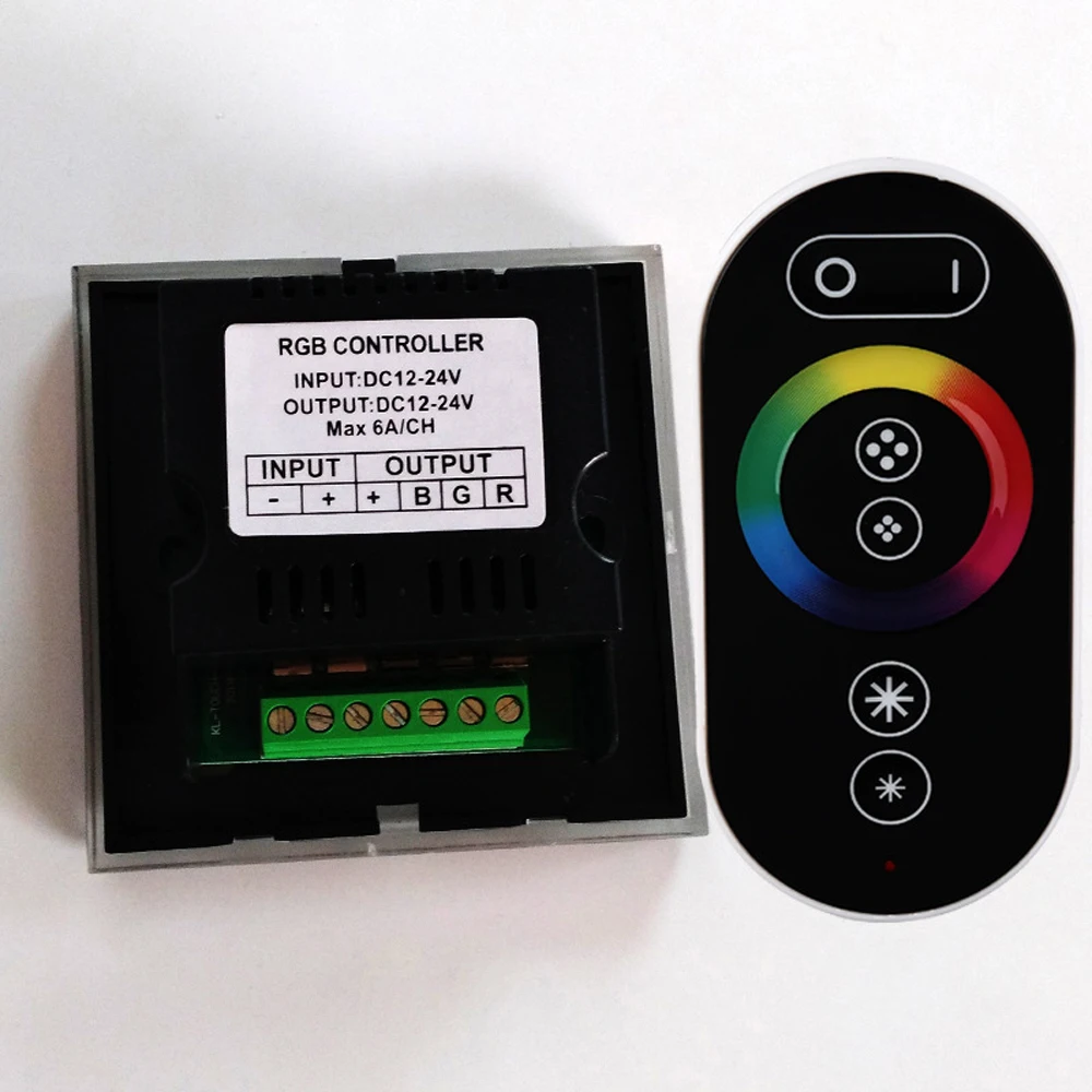 Rgbw Led Strip RF Touch Panel Wireless Remote Controller For RGB Led ...