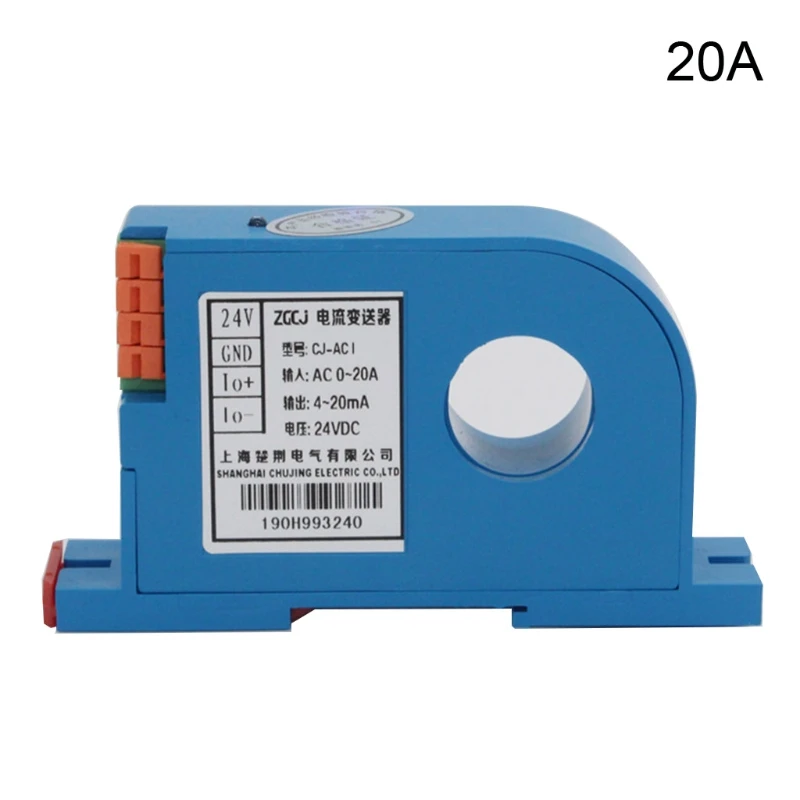 

20A/30A/50A/100A/200A Single-phase AC Electric Current Transmitter Transducer