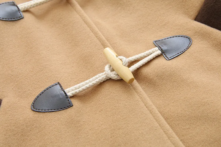 Fall And Winter Clothes New Style Sweet Versatile Cat Ear Joint Loose-Fit Hooded Warm Woolen Jacket Women's