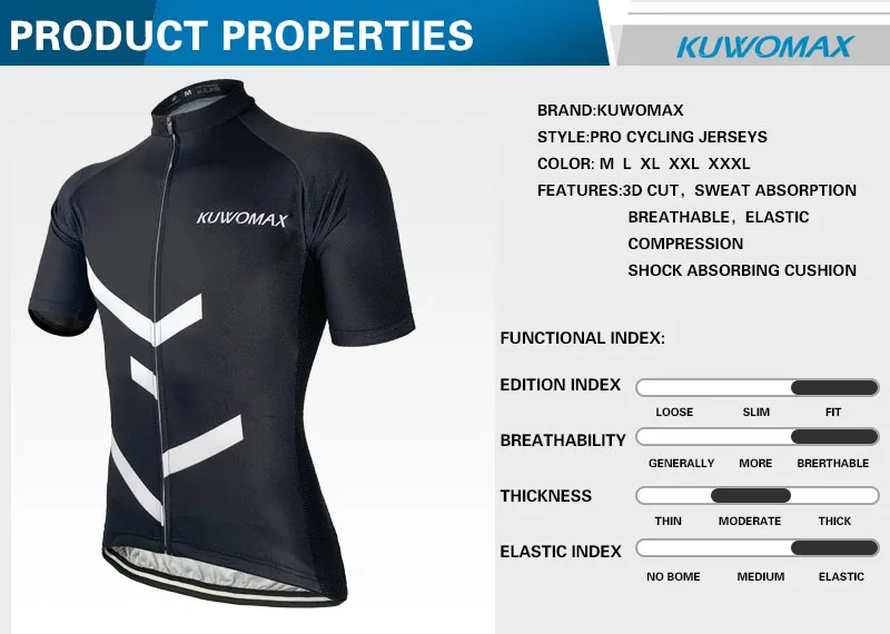KUWOMAX Pro дышащая велосипедная Майка набор Maillot Ropa Ciclismo горная Спортивная одежда для велосипеда гоночная велосипедная одежда для мужчин