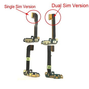 

For HTC One Dual Sim 802D One M7 usb Charging Flex Cable With Microphone Repair Parts