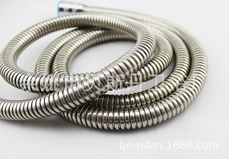 Manufacturers Direct Selling Stainless Steel Shower Faucet Hose Encryption Washing Double Zinc Cap Sprinkler Hose