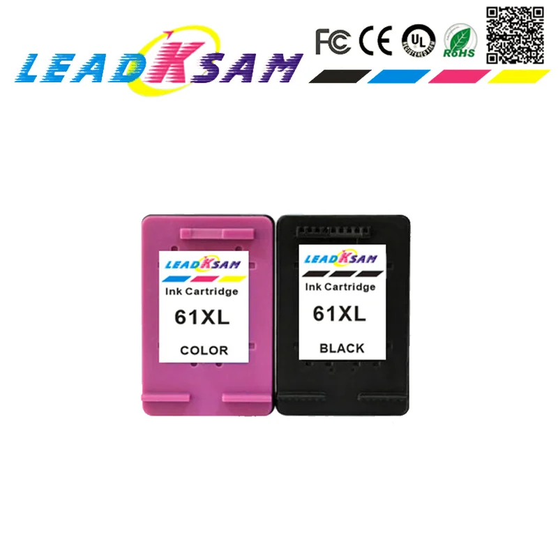 Совместим с чернильным картриджем hp61 для принтера 61XL Envy 4500 4502 5530 Deskjet 1050 2050 3050 3054