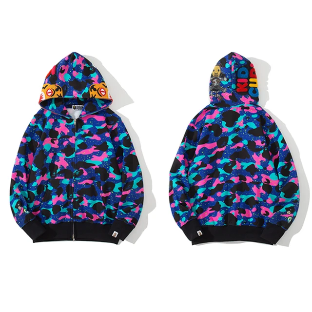 BAPE® X KID CUDI SHARK Sweatshirt Hoodie 1