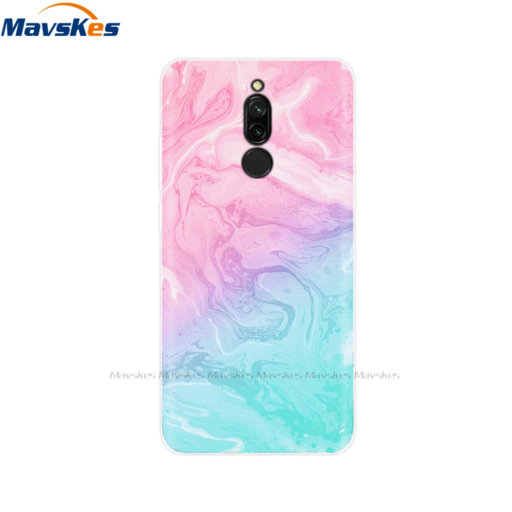 xiaomi leather case custom Phone Case For Xiaomi Redmi 8 Cover 6.22" Silicone Soft Flower Cover For Xiaomi Redmi 8 Case Redmi8 TPU Coque Phone Case Redmi 8 xiaomi leather case hard Cases For Xiaomi