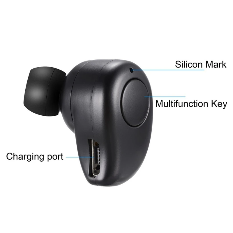 S530-PLUS обновленный мини-вкладыш Bluetooth 4,1 беспроводной с микрофоном для универсальных телефонов K5