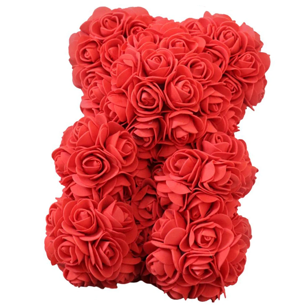 Rose Bear Flower Teddy Romantic Gifts For Girlfriend Lover Wedding Birthday
